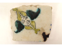 Fragment of a Turkish faience tile, Sivas Kutahya, by S&eacute;raphin Joseph Sousteil, 17th century