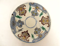Ottoman ceramic bowl, K&uuml;tahya, Islamic Arts, T&uuml;rkiye, Joseph Soustiel, 18th century