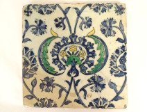 Ottoman ceramic bowl, K&uuml;tahya, Islamic Arts, T&uuml;rkiye, Joseph Soustiel, 18th century