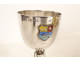 Pigeon Shooting Trophy Cup, Biarritz Coat of Arms, English Silver, Mappin &amp; Webb 1912