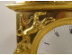 Gilt bronze Directoire-style column portico clock with Artemis greyhounds, late 18th century