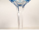 9 Saint-Louis Roemers Rhine crystal wine glasses, Traminer pattern, 20th century