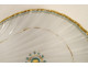 Empire style porcelain shell-shaped serving dish, Paris, Louis-Philippe palmette design, 19th century