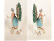 Pair of English porcelain Chelsea Derby couple figurines, 19th century