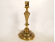 Regency style gilt bronze candlestick with garlands of flowers, 18th century