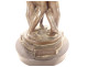 Bronze sculpture by Antoine-Louis Barye, The Three Graces, marble, 19th century