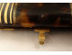 Cigarette case, notebook, ballroom purse, tortoiseshell with gold trim, Napoleon III style, 19th century