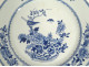 Large white and blue porcelain platter from the Kangxi Garden, China East India Company, 18th century