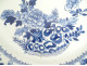 Large white and blue porcelain platter from the Kangxi Garden, China East India Company, 18th century