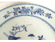 Large white and blue porcelain platter from the Kangxi Garden, China East India Company, 18th century