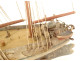 Model of a three-masted wooden cod fishing boat, a 19th-century souvenir globe