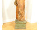 Large sculpture of Saint Peter, polychrome carved wooden religious statue, 17th century