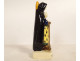 HB Quimper H. Porson earthenware statuette of Saint Anne of the Bretons with an anchor, 20th century