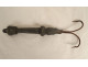 Lead hook for cod fishing off Newfoundland, Folk Art, 19th-century marine object