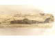 Scrimshaw, walrus tooth, ivory, marine engraving, fishing, sperm whale, anchor, fisherman, 19th century