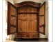 Louis XV armoire in mahogany, Furniture of Port, eighteenth century