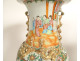 Pair of large Chinese porcelain vases, Canton style, with bird figures, China, 19th century 