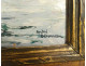HSP marine painting by André Béronneau, boat, port of Saint-Tropez, Provence, 20th century