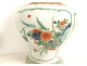 Pair of covered Chinese porcelain pots/jars, famille verte style, with flowers, 19th century