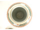 Pair of covered Chinese porcelain pots/jars, famille verte style, with flowers, 19th century