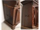 Buffet two bodies, 4 shutters, solid oak, carved with acanthus leaves, seventeenth