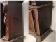 Buffet two bodies, 4 shutters, solid oak, carved with acanthus leaves, seventeenth