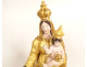 Virgin of Marseille, Santibelli, Mary and Child Jesus, terracotta cherubs, 19th century