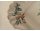 Polylobed earthenware dish from Les Islettes, decorated with Chinese flowers and dragonflies, 18th century