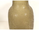 Frosted crystal baluster vase, Daum color, Nancy, France, Art Deco, early 20th century