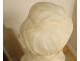 Alabaster sculpture, bust of composer Wagner, Raphael Nannini, Italy, early 20th century