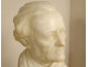 Alabaster sculpture, bust of composer Wagner, Raphael Nannini, Italy, early 20th century