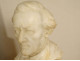 Alabaster sculpture, bust of composer Wagner, Raphael Nannini, Italy, early 20th century