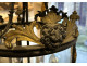 Louis XVI lantern, vestibule/hall, 3 bronze lights with lion mascarons, 19th century