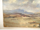 HSC painting, cloudy landscape, countryside, hills, signed marine painter, 20th century