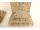 Pair of decorative marble obelisks from an early 20th-century collection