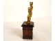 Small gilt bronze sculpture of Emperor Napoleon I on a rosewood base, 19th century