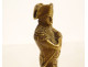 Small gilt bronze sculpture of Emperor Napoleon I on a rosewood base, 19th century