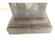 Empire style lamp base, classic column, grey marble, gilt bronze, late 19th century