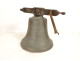 Bronze property bell, cast by Edouard Biron, Paris, late 19th century