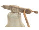 Bronze property bell, cast by Edouard Biron, Paris, late 19th century