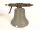 Bronze property bell, cast by Edouard Biron, Paris, late 19th century