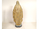 Polychrome terracotta statue of the Immaculate Virgin and Child with a black serpent, 19th century