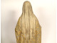 Polychrome terracotta statue of the Immaculate Virgin and Child with a black serpent, 19th century
