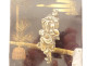 Japanese lacquered wood box with gilt decoration, Mount Fuji bronze figure, Japan, early 20th century