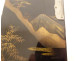 Japanese lacquered wood box with gilt decoration, Mount Fuji bronze figure, Japan, early 20th century