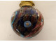 Salt bottle blown glass inclusions Murano Franchini Bigaglia Venice 19th