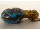 Salt bottle blown glass inclusions Murano Franchini Bigaglia Venice 19th