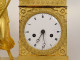 Restoration period gilt bronze clock depicting the goddess Fortuna Abundance with palmettes, 19th century