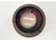 Reliquary medallion of Saint Stanislas Kostka, round wooden box, 19th century