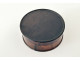 Reliquary medallion of Saint Stanislas Kostka, round wooden box, 19th century